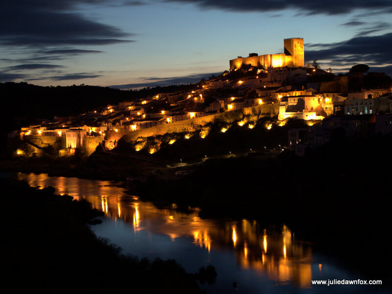Mértola at dusk